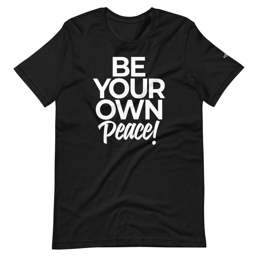 Be Your Own Peace Men’s T-shirt - Retro Black