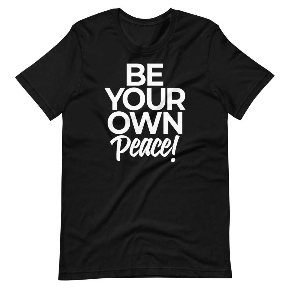 Be Your Own Peace Women's T-shirt - Retro Black