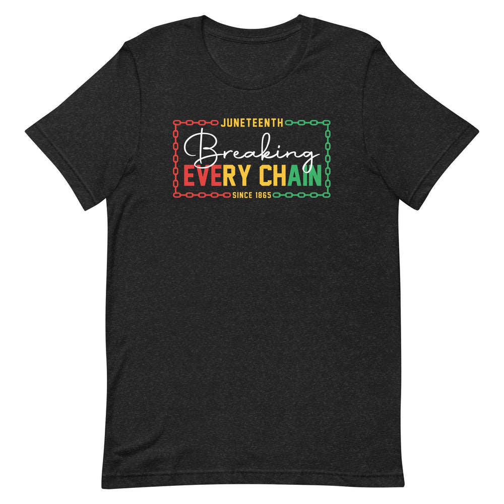 Break Every Chain Juneteenth Women's T-shirt - Retro Black