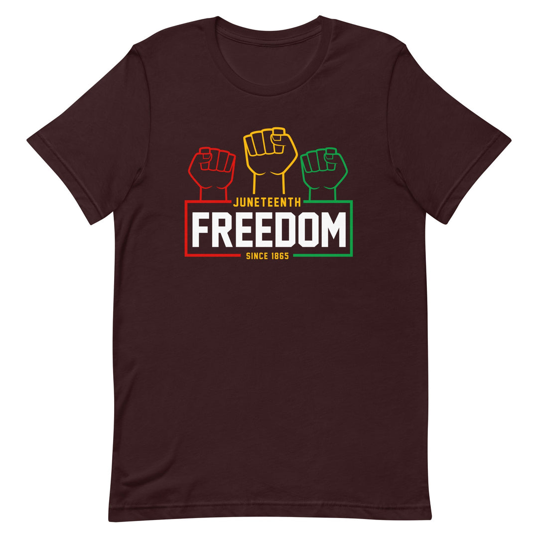 Men's Juneteenth Freedom Retro Black t-shirt - Retro Black