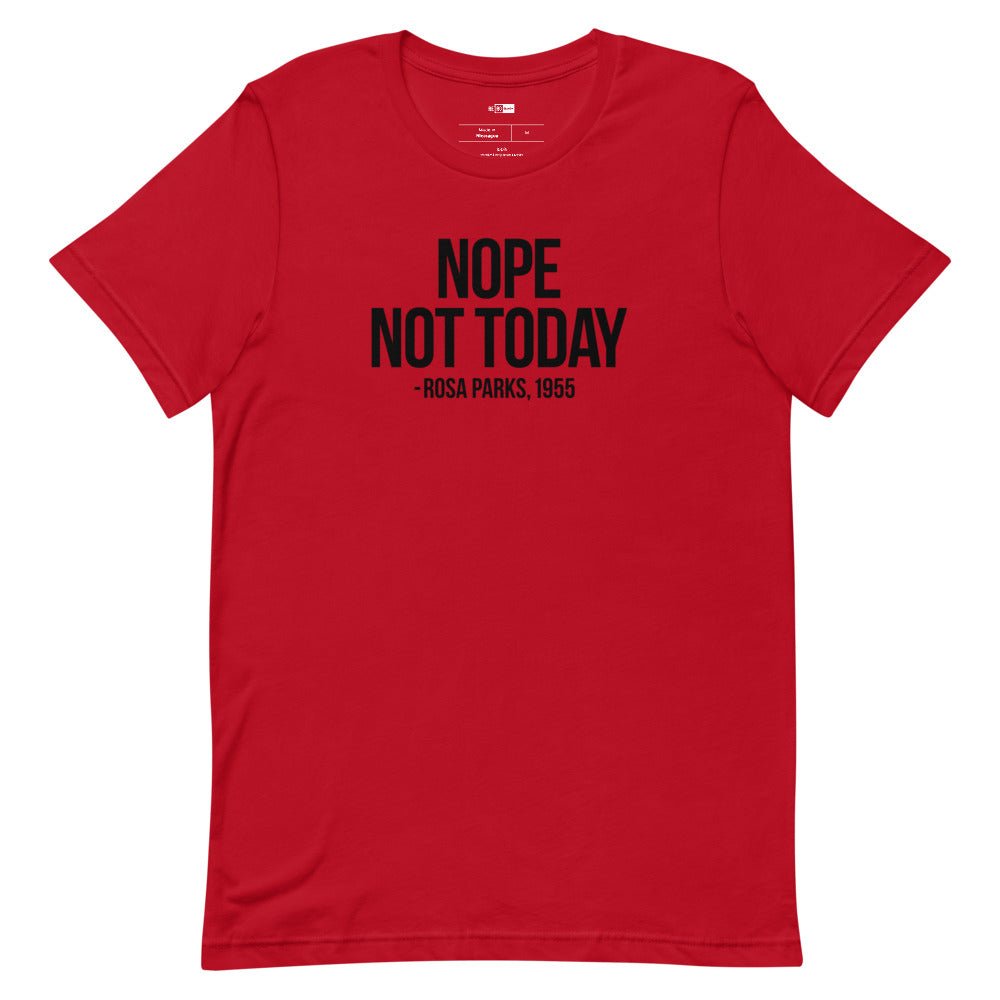 Nope Not Today Women's Short-Sleeve T-Shirt - Retro Black