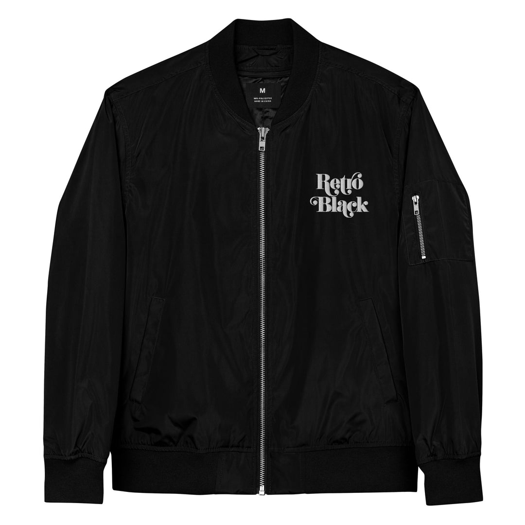 Retro Black Couture Premium bomber jacket - Retro Black