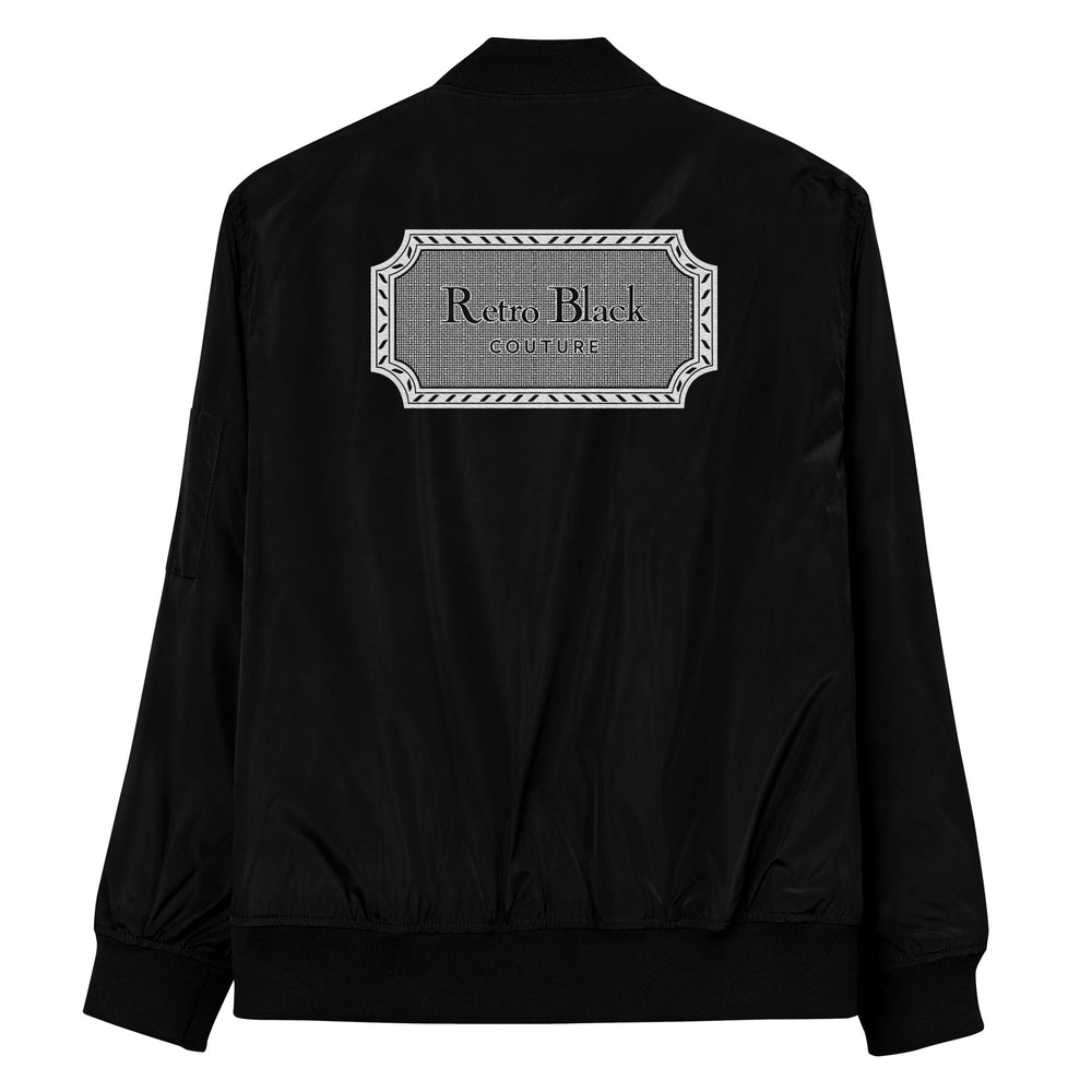 Retro Black Couture Premium bomber jacket - Retro Black