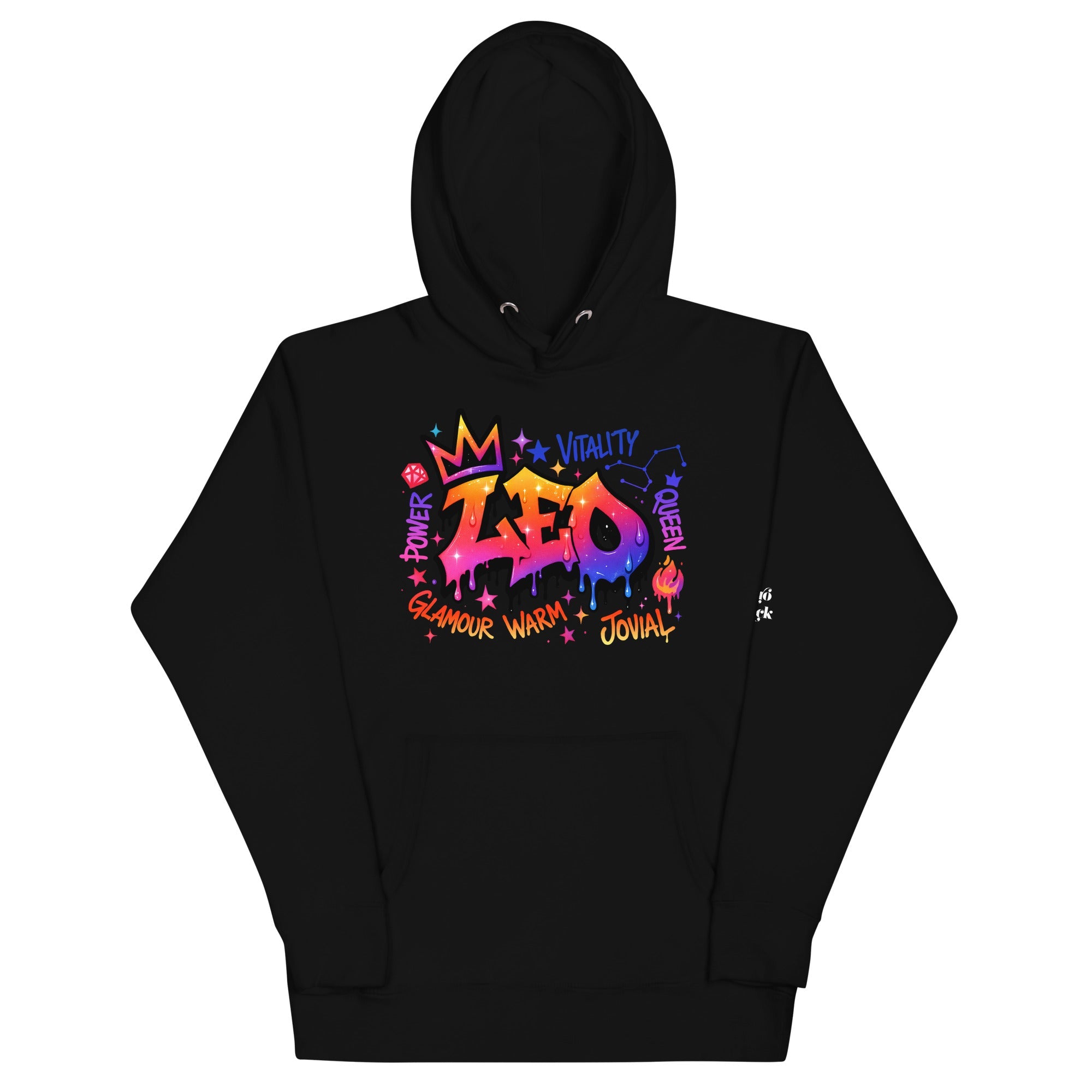Retro Black Zodiac Collection hoodies