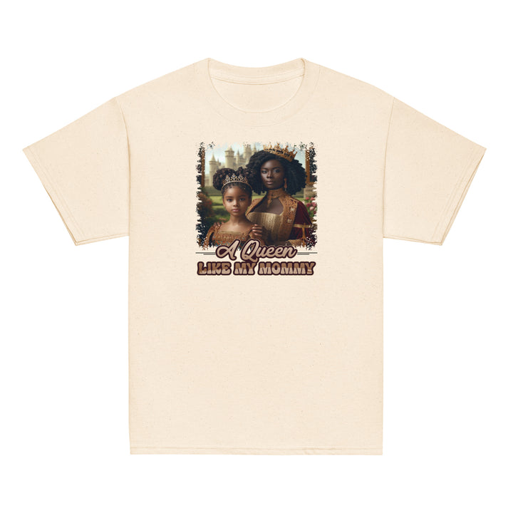 Retro Black A Queen Like My Mommy Youth classic tee